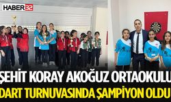 Şehit Koray Akoğuz Ortaokulu Şampiyon Oldu