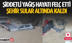 Evler ve İşyerleri Sular Altında Kaldı