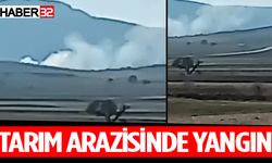 Gönen’de Tarım Arazisinde Yangın Çıktı