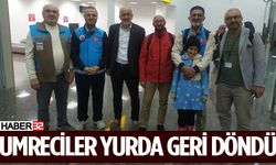 Umreciler Havaalanında Karşılandı