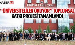 “Üniversiteliler Okuyor” Toplumsal Katkı Projesi Tamamlandı