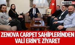 Zenova Carpet sahiplerinden Vali Erin’e ziyaret