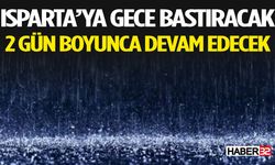 Isparta’da Yağışlı Hava Etkisini Gösterecek