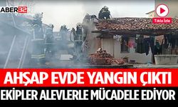 Isparta'da Ahşap Evde Yangın Çıktı