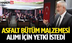 Asfalt Bütüm Malzemesi Alımı İçin Yetki İstedi