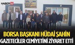 Hüdai Şahin, Çalışan Gazeteciler Günü'nde Basınla Buluştu