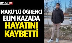 MAKÜ’lü öğrenci elim kazada hayatını kaybetti