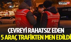 Isparta’da Abartı Egzoz ve Modifiyeli Araçlara Denetim