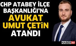 Atabey İlçe Başkanlığı'na Umut Çetin Atandı