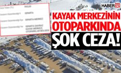 Kayak Merkezinin Otoparkında Şok Ceza!