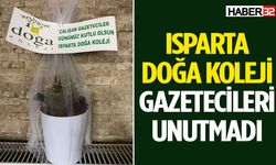 Isparta Doğa Koleji Gazetecileri Unutmadı