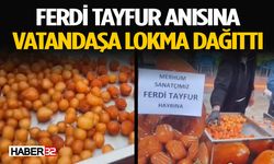 Isparta'da Ferdi Tayfur Anısına Lokma Dağıttı