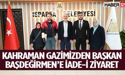 Kahraman Gazimizden Başkan Başdeğirmen’e iade-i ziyaret