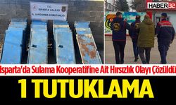 Sulama Kooperatifine Ait 31 Kapak Çalındı: 1 Tutuklama