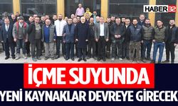 İçme suyunda yeni kaynaklar devreye girecek