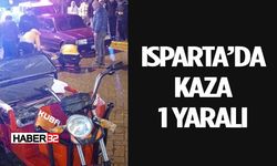 Otomobil İle Motosiklet Çarpıştı 1 Kişi Hastaneye Kaldırıldı