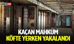 Burdur Cezaevi Firarisi Kısa Sürede Yakalandı