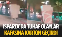 Görenler Hayret Etti Isparta'da Tuhaf Olay