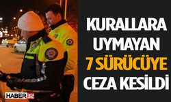Isparta'da 7 Sürücüye İdari Para Cezası