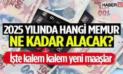 Hangi memur ne kadar alacak? İşte zamlı memur maaşları…