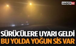 Isparta Karayolunda Yoğun Sis Etkili Oldu