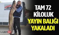 Barajda Dev Yayın Balığı Yakalandı