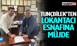 Tunçbilek’ten Lokantacı Esnafına Müjde