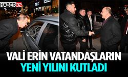 Vali Erin vatandaşların yeni yılını kutladı