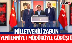 Zabun ve Güleç’ten Emniyet Müdürü Bildirici’ye Ziyaret