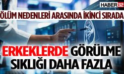 Erkeklerde görülme sıklığı kadınlara göre daha fazla