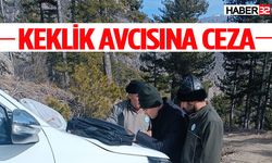 Isparta DKMP’den Keklik avcısına ceza kesildi