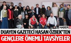 Duayen Gazeteci Hasan Özbek Gençlerle Buluştu