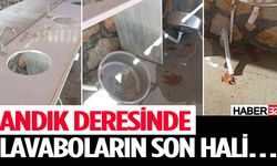 Isparta Andık Deresi'nde Lavabolar Bu Hale Geldi