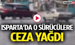 Isparta’da Drift Yapan Sürücülere Şok!