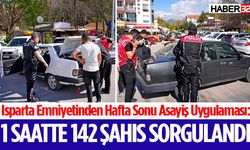 Isparta Emniyetinden Hafta Sonu Asayiş Uygulaması
