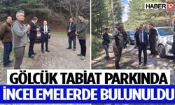 Gölcük Tabiat Parkında İncelemelerde Bulunuldu