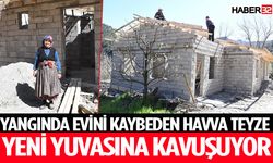 Evi yanan Havva teyze yeni yuvasına kavuşuyor