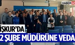 İŞKUR Isparta’da emekli olan şube müdürlerine veda