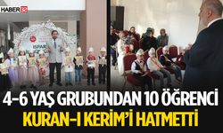 Sultan Alparslan Kur’an Kursu’nda Hatim Coşkusu