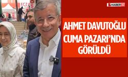 Ahmet Davutoğlu Cuma Pazarı’nda Görüldü