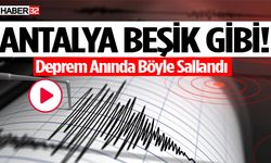 Gece yarısı Akdeniz’de şiddetli deprem