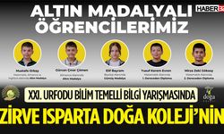 XXI. Urfodu Bilim Temelli Bilgi Yarışmasında Zirve Isparta Doğa Kolejinin