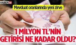 1 milyon TL'nin getirisi ne kadar oldu?