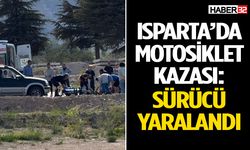 Isparta’da Yeni Otogar Önünde Motosiklet Kazası: 1 Yaralı