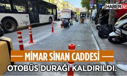 Mimar Sinan'daki Otobüs Durağının Yeri Değiştirildi