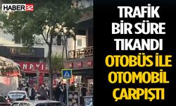 Isparta’da Otobüs ile Otomobil Çarpıştı