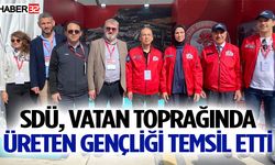 SDÜ, Vatan Toprağında Üreten Gençliği Temsil Etti