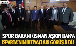 Isparta Heyetinden Bakan Bak’a Ziyaret