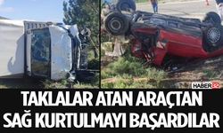 Araçlar Hurdaya Döndü, Yolcular Sağ Çıktı