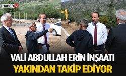 Vali Erin, Rehabilitasyon Merkezi İnşaatını İnceledi